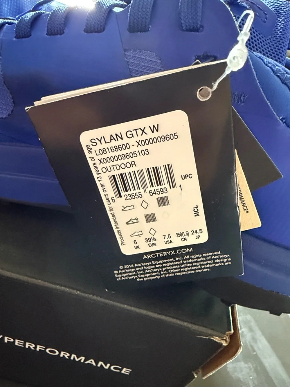 Arc'teryx women’s sylan GTX shoe-Electric Indigo/DK